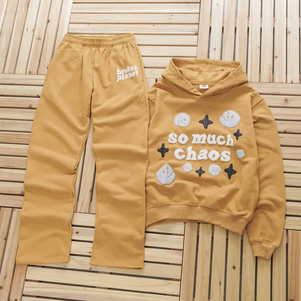 Broken Planet So Much Chaos Yellow Tracksuit | Official Shop